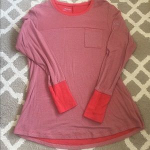 Red & Gray Columbia Long Sleeve Shirt